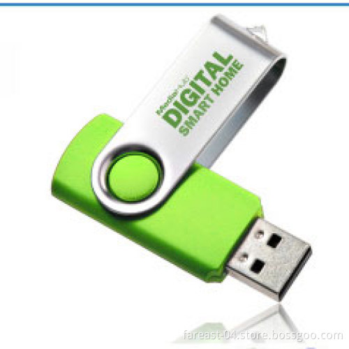Metal Plastic Swivel USB Flash Drive USB Pen Drive